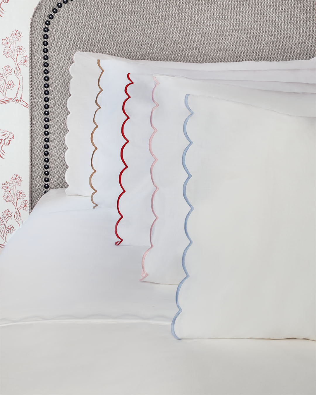 Aurora Cotton Pillowcase, 200-Thread-Count Percale