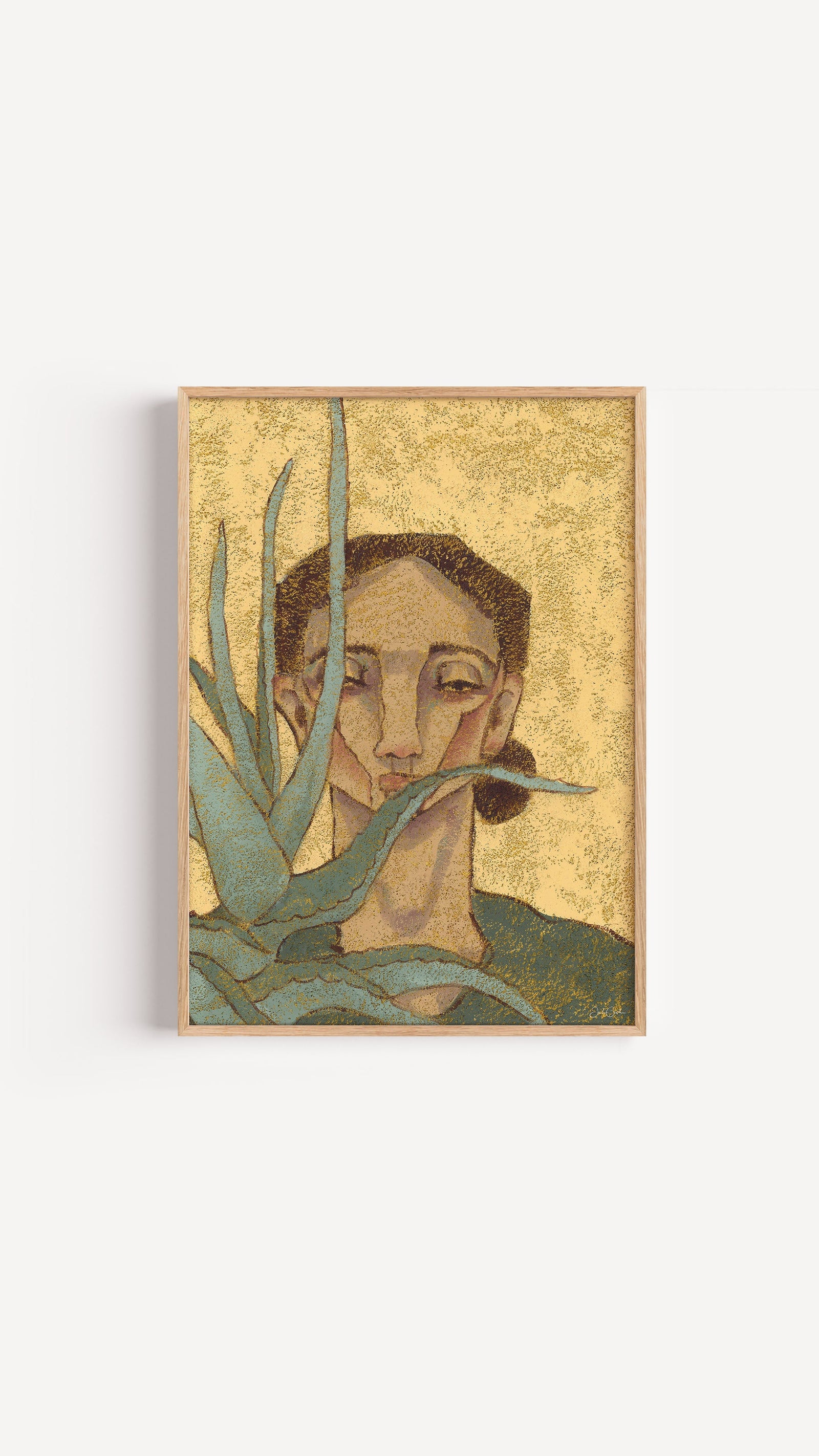 Aloe Vera - Botanical Art Print
