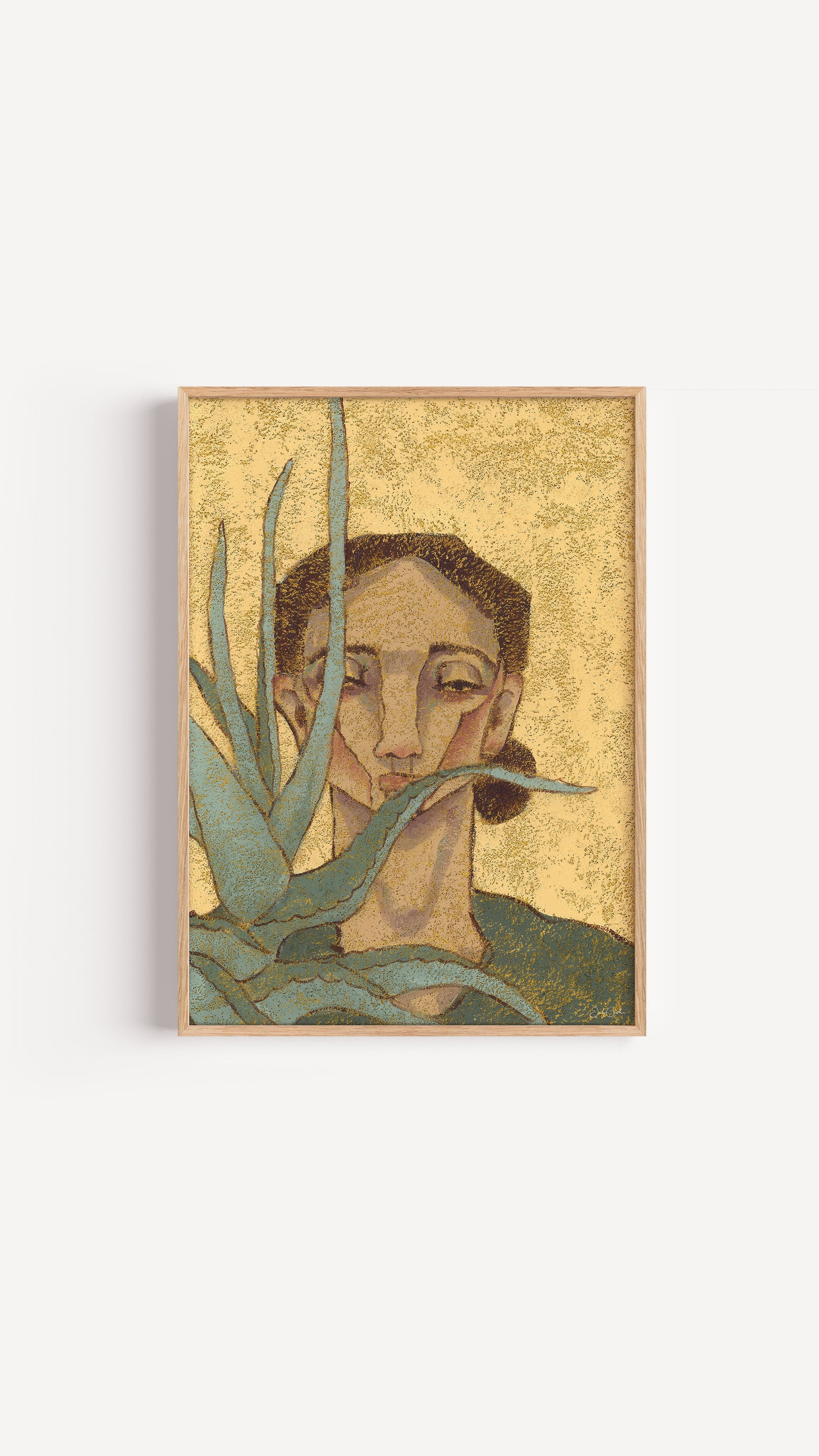 Aloe Vera - Botanical Art Print