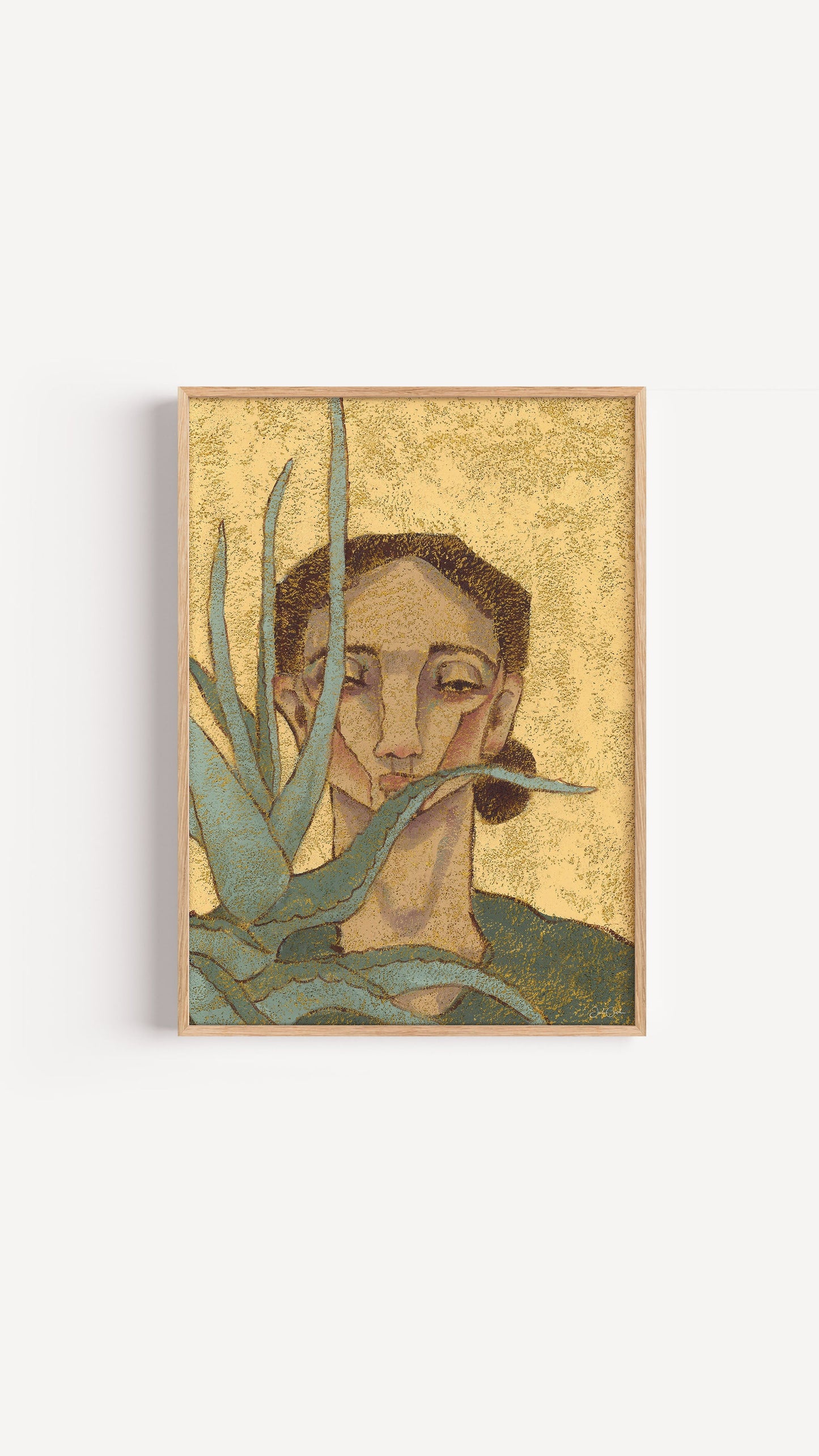 Aloe Vera - Botanical Art Print