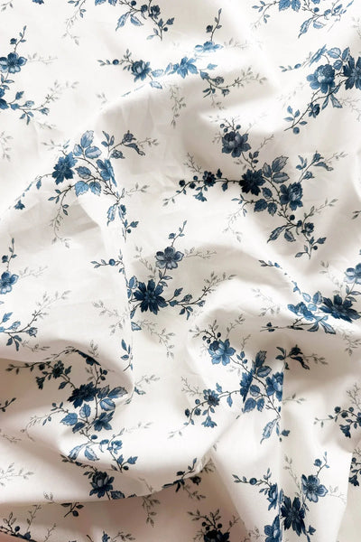 Reversible Ruffle-Edge Heirloom Quilt Made With Liberty Fabrics & Bridgerton Amelie Luise & Garland Hampers