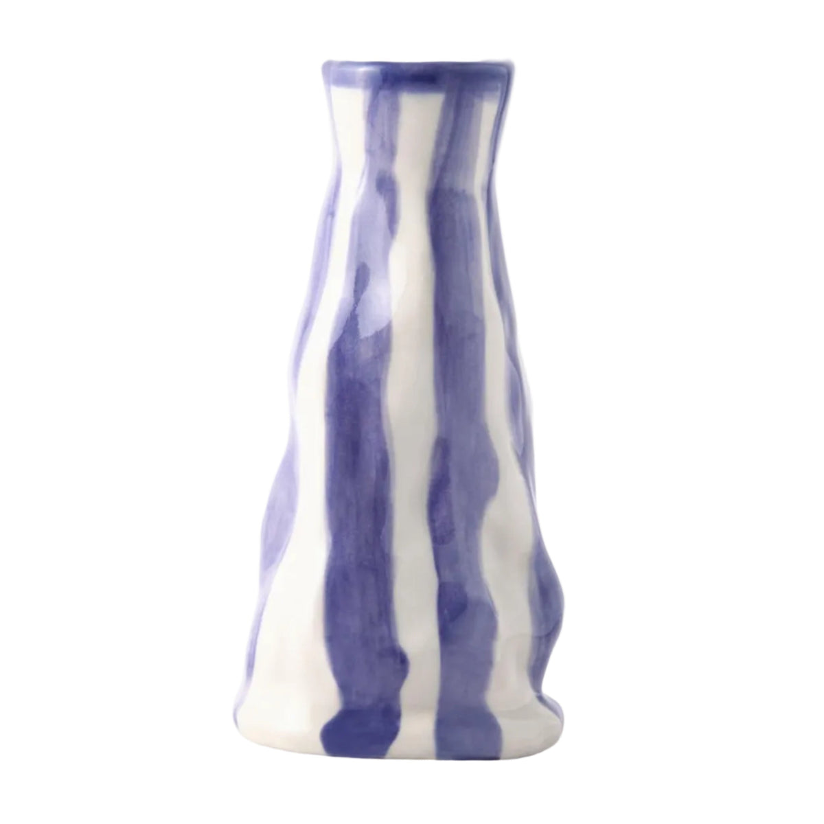 Amethyst Candy Stripe Vase