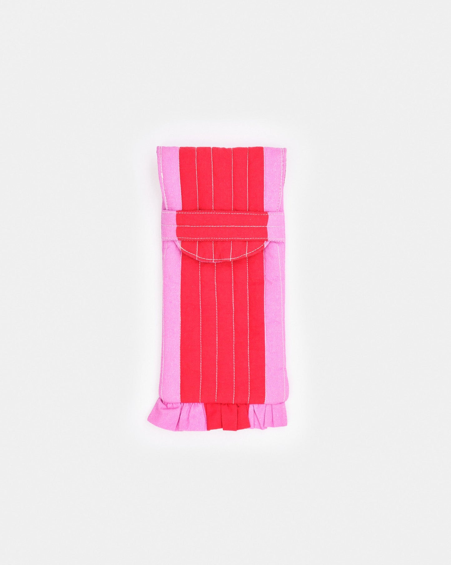 Cerise & Fuchsia Wide Stripe Glasses Cover