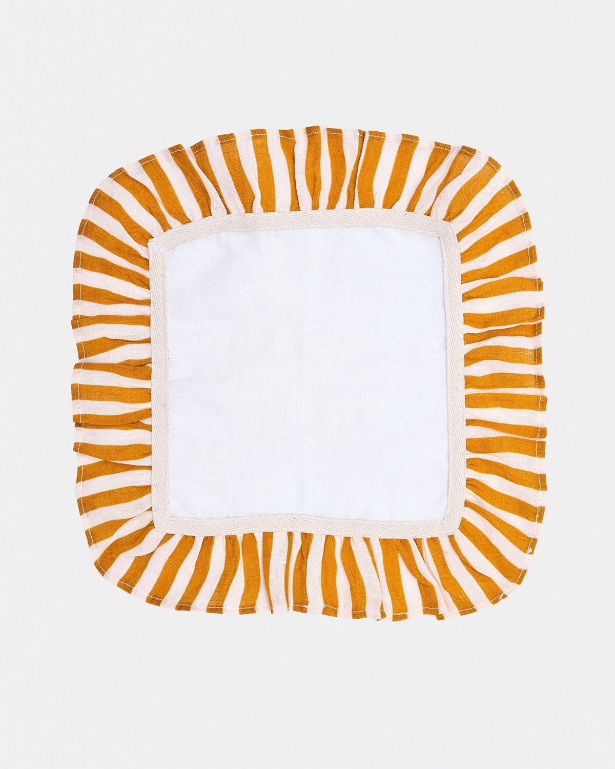 Ochre Candy Stripe - Set of 2 Napkins