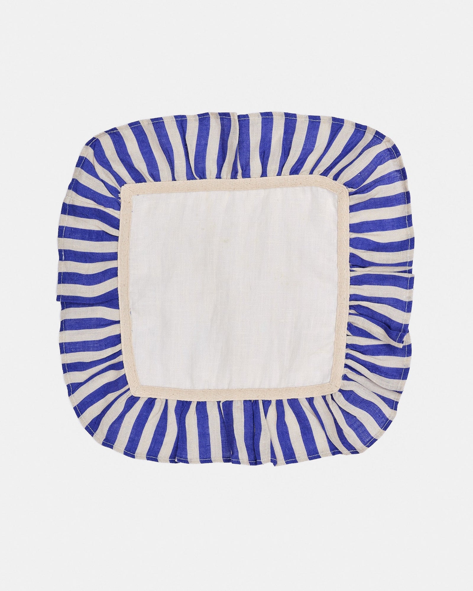 Cobalt Candy Stripe Napkin - Set of 2