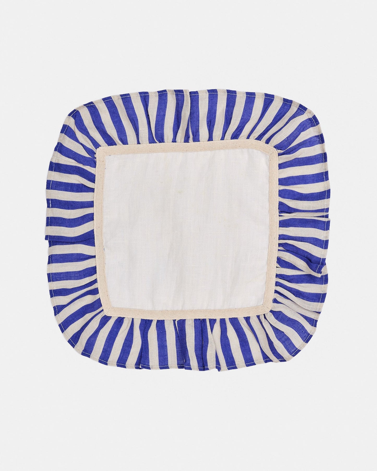 Cobalt Candy Stripe Napkin - Set of 2