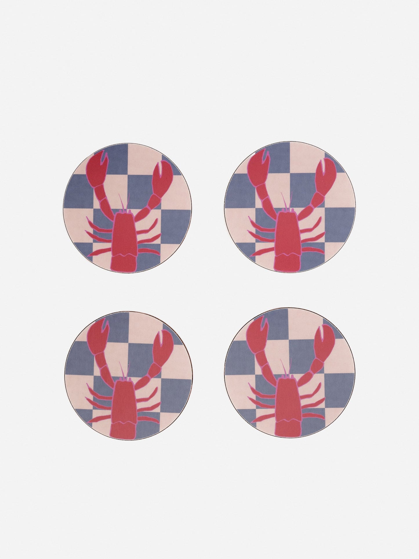 Set of 4 Lobster Coasters