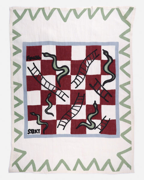 Snakes & Ladders Tea Towel