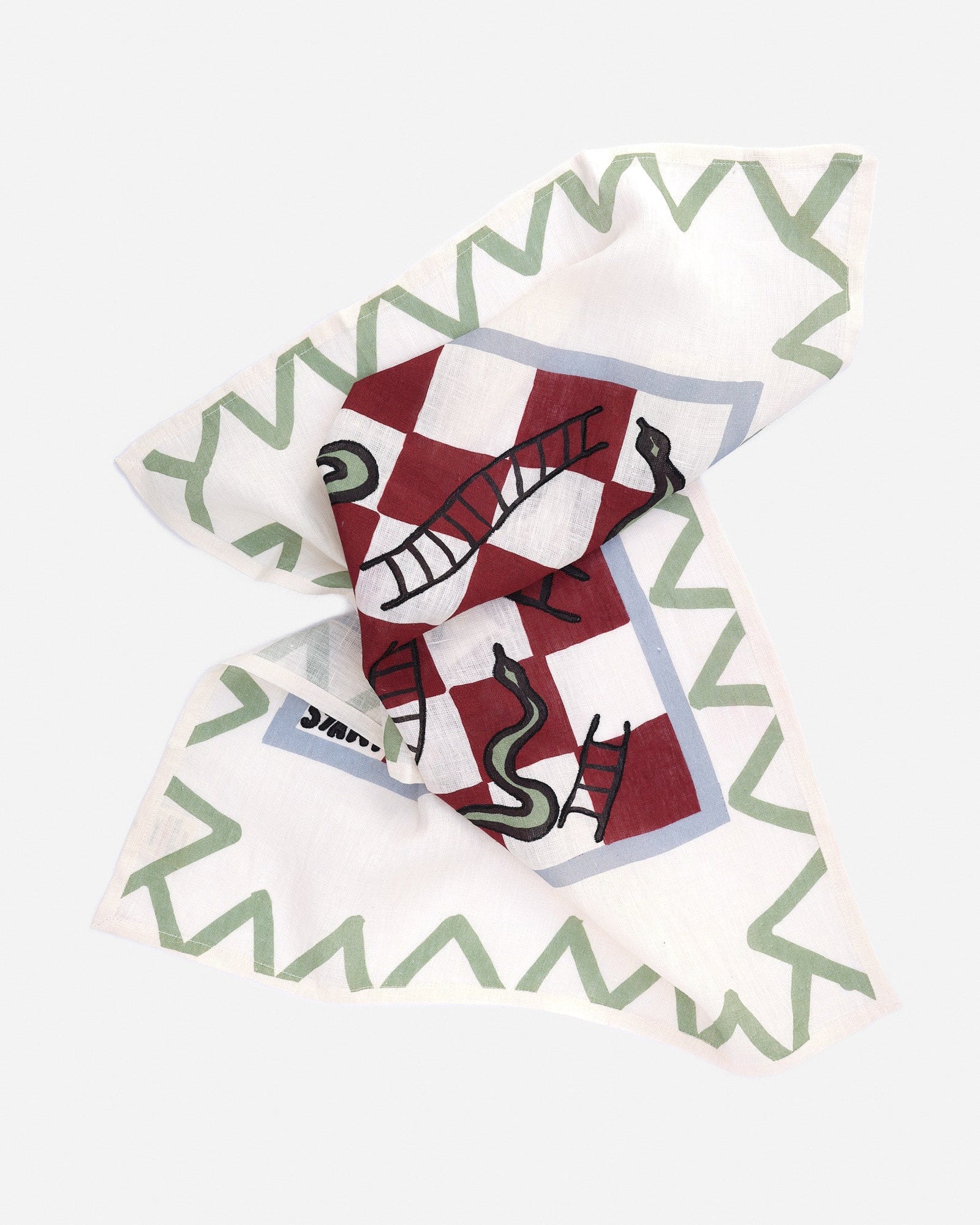 Snakes & Ladders Tea Towel