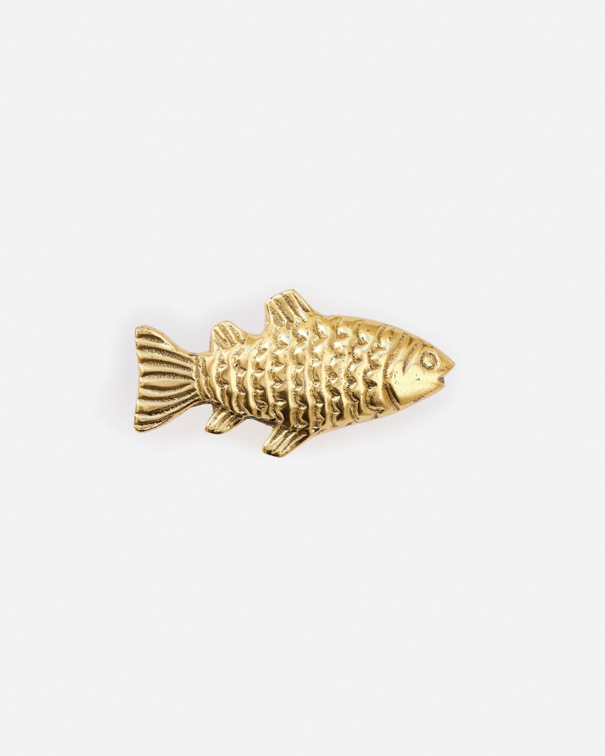 Poisson Knob Brass