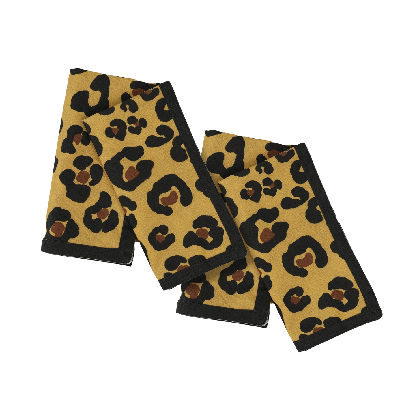 Animal Print Cotton Dinner Napkins