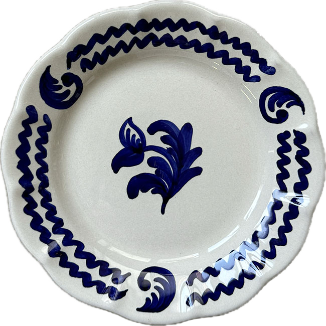 Antica Plate, Blue - 20cm