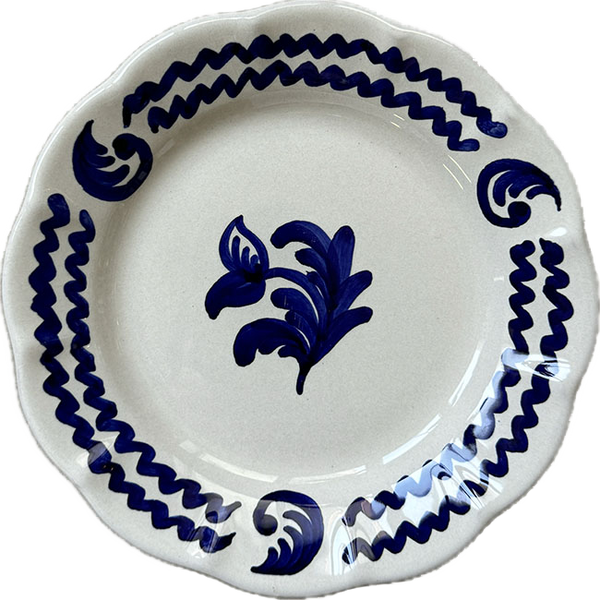 Antica Plate, Blue - 20cm