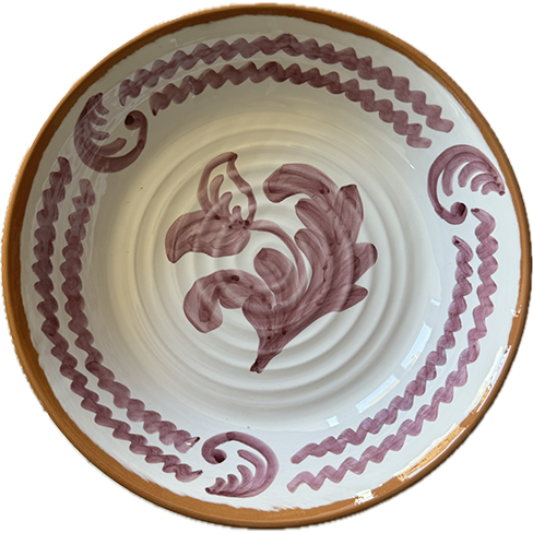 Violet Antica Serving Bowl - 30 cm