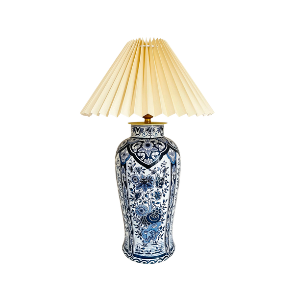 Antique Delft Lamp