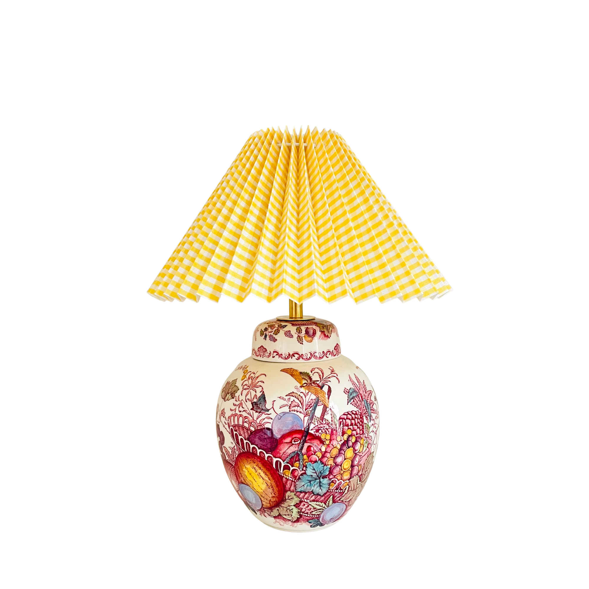Antique Mason's Fruit Basket Lamp