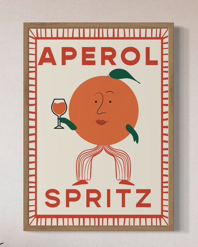 Colourful wall art. Summer cocktail art print. Retro drinks advertisement 