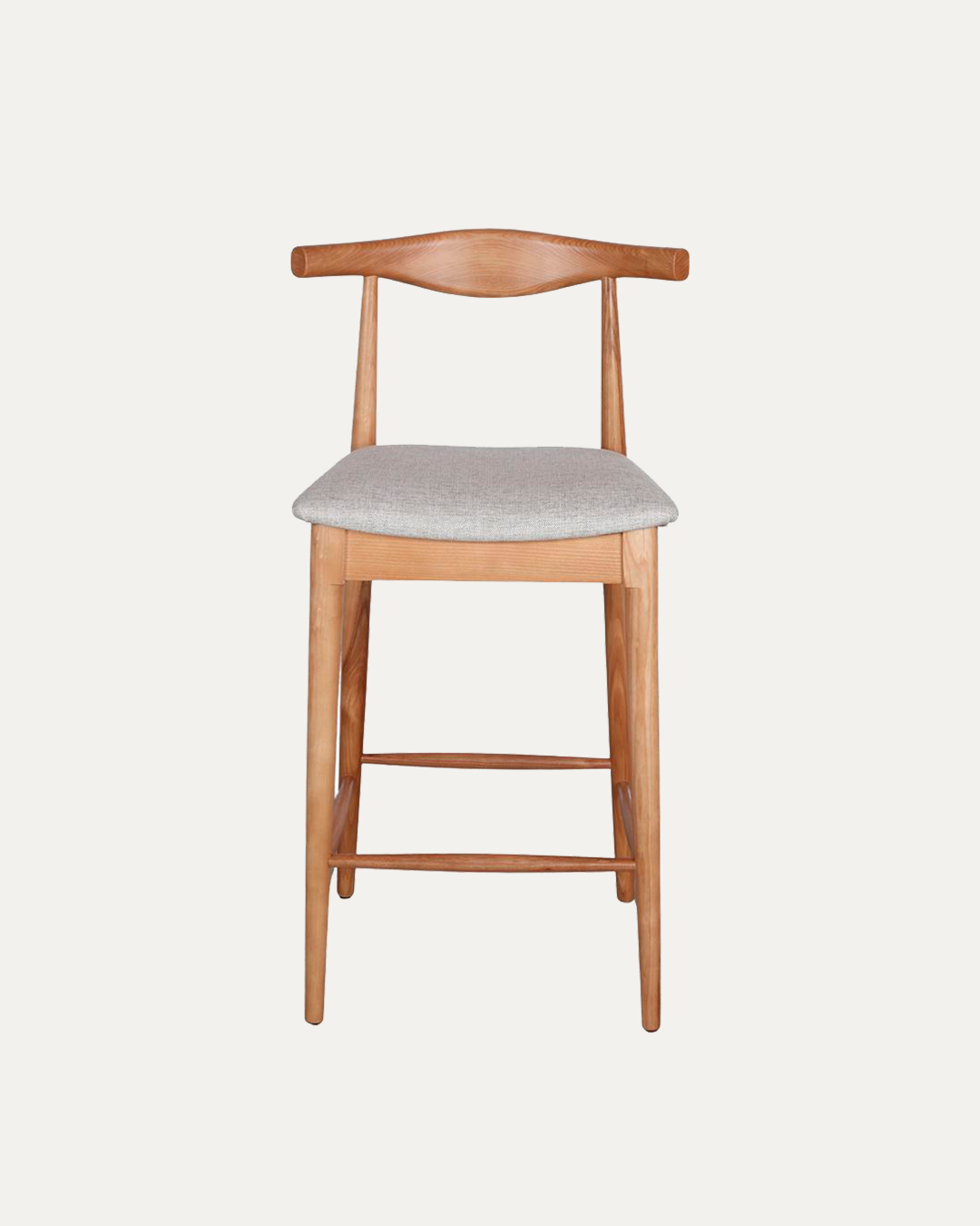 Nagoya Beige Ashwood Bar Stool