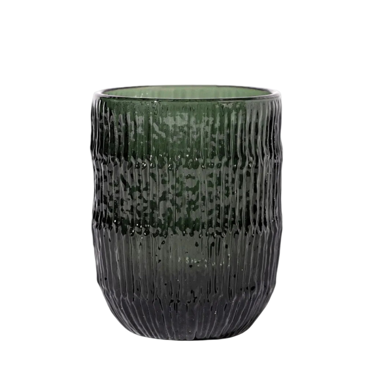 Textured Drinking Glass | Handcrafted | Set of 4