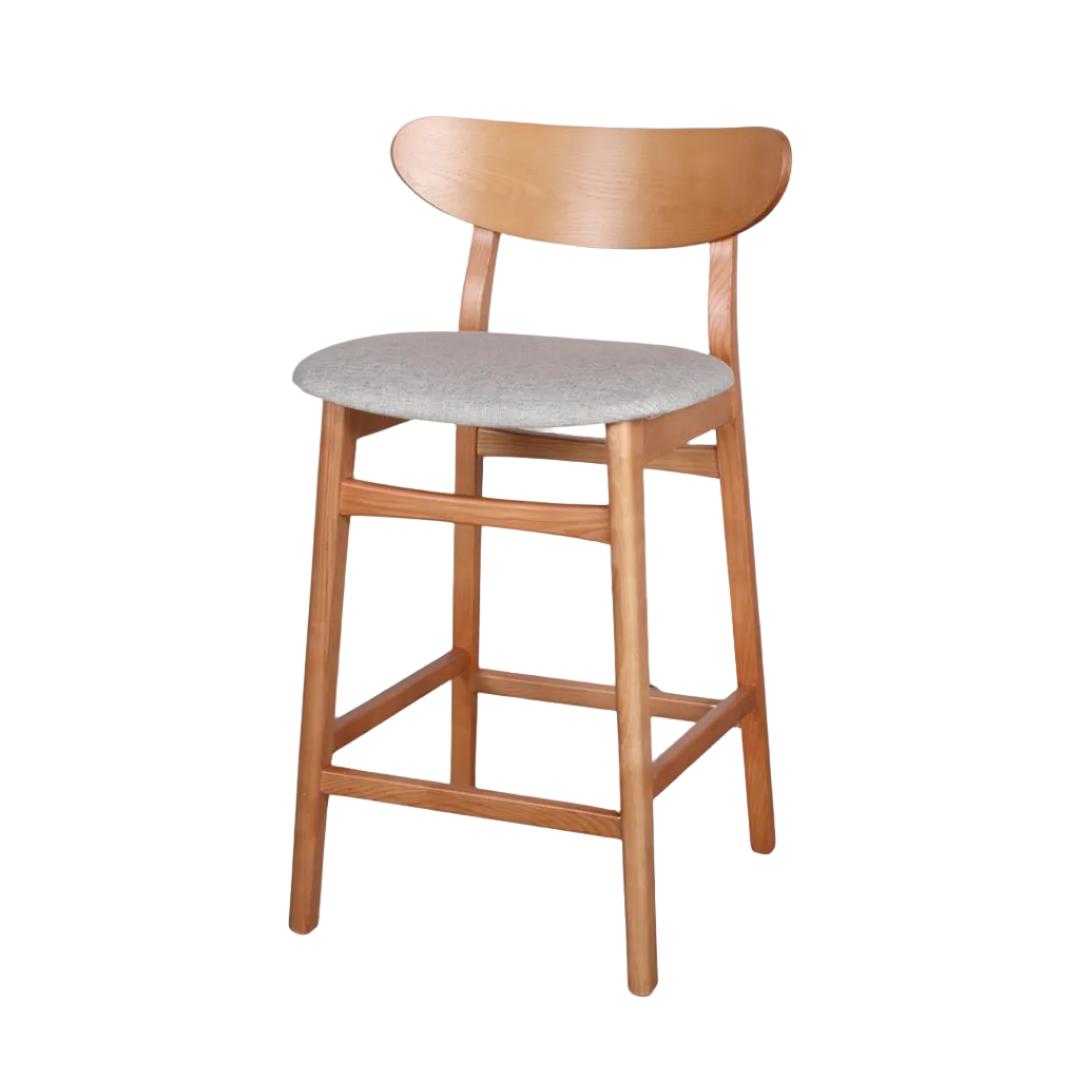 Copenhagen Beige Ashwood Bar Stool