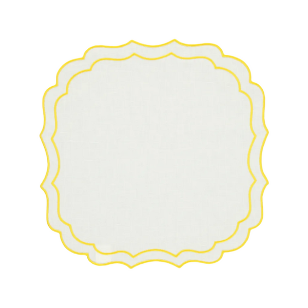 Individual Greta Antinódoas, Branco com Amarelo
