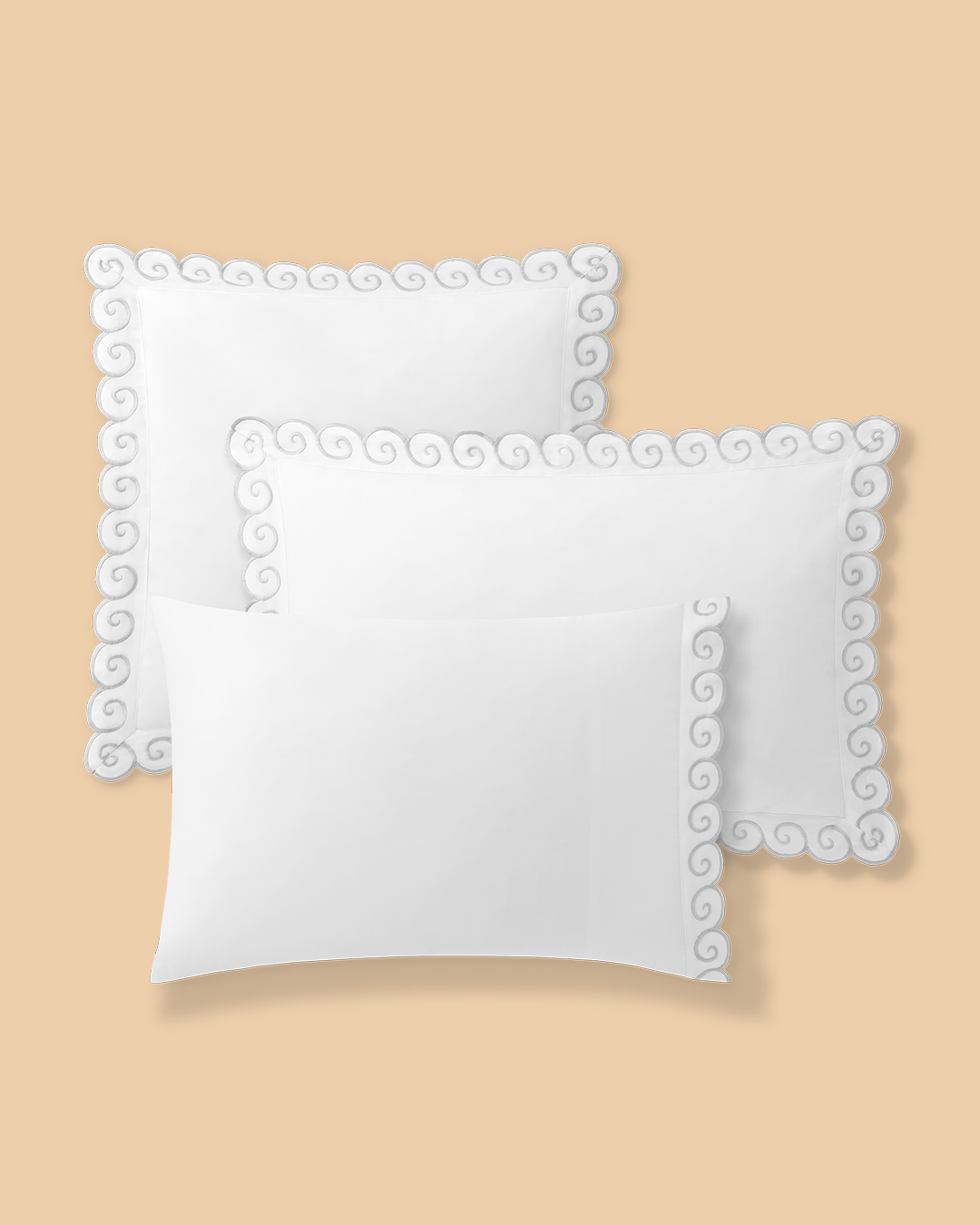 Carmo Cotton Pillowcase, 300-Thread-Count Sateen
