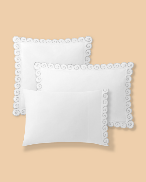Carmo Cotton Pillowcase, 300-Thread-Count Sateen