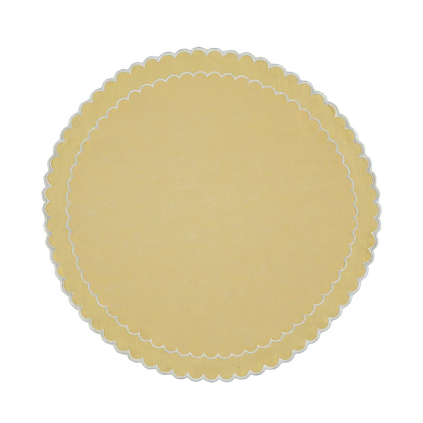 Individual Filipa, Amarelo com Branco