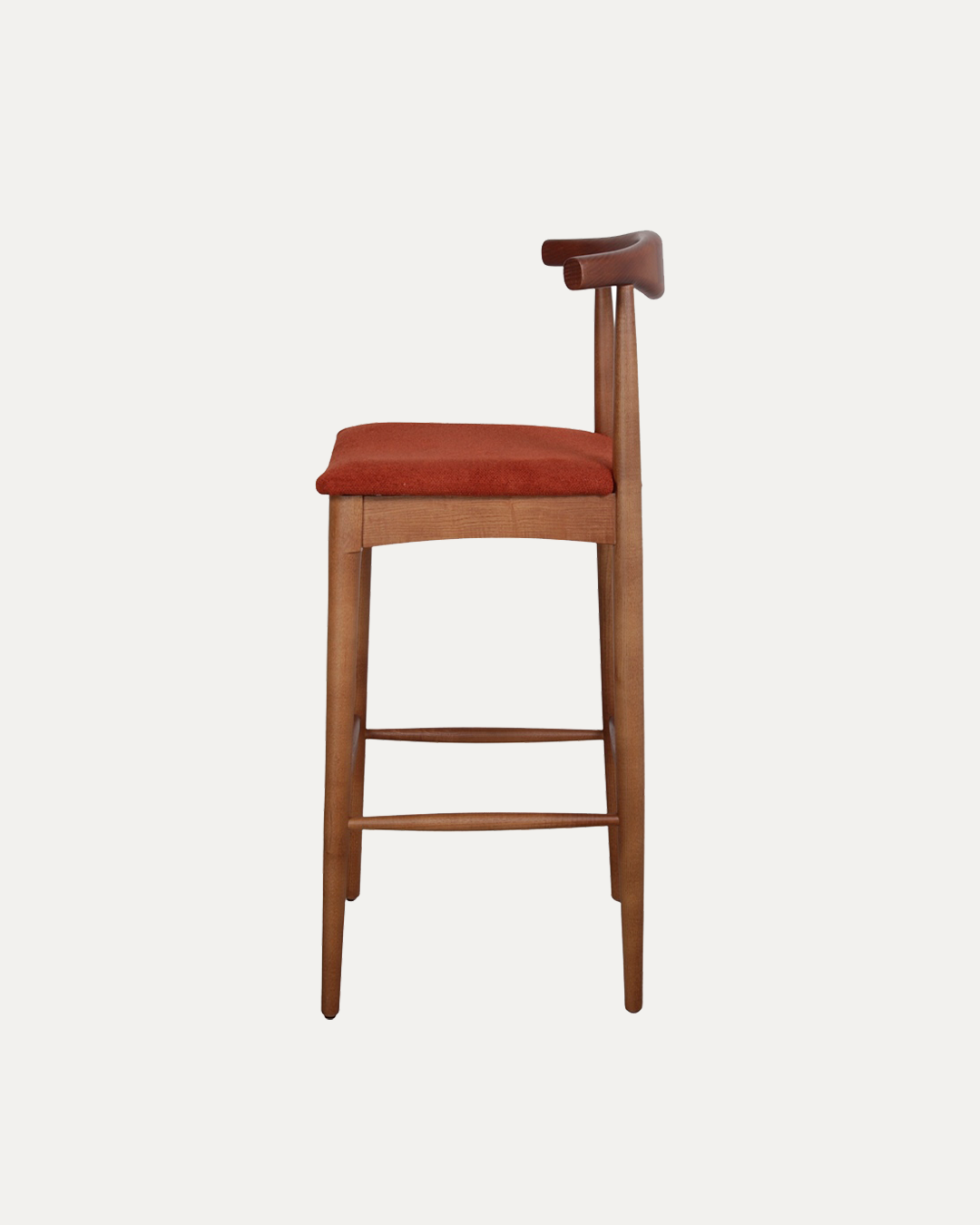Nagoya Terracotta Ashwood Bar Stool