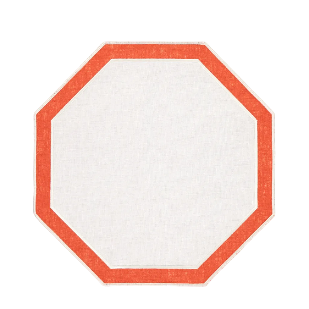 Individual Douro, Laranja com Branco (Reversível)