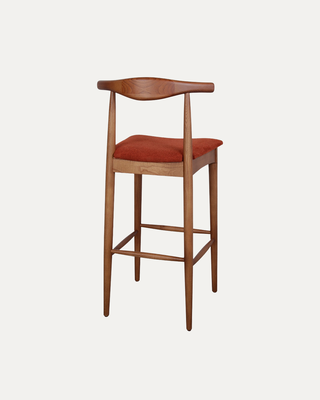 Nagoya Terracotta Ashwood Bar Stool