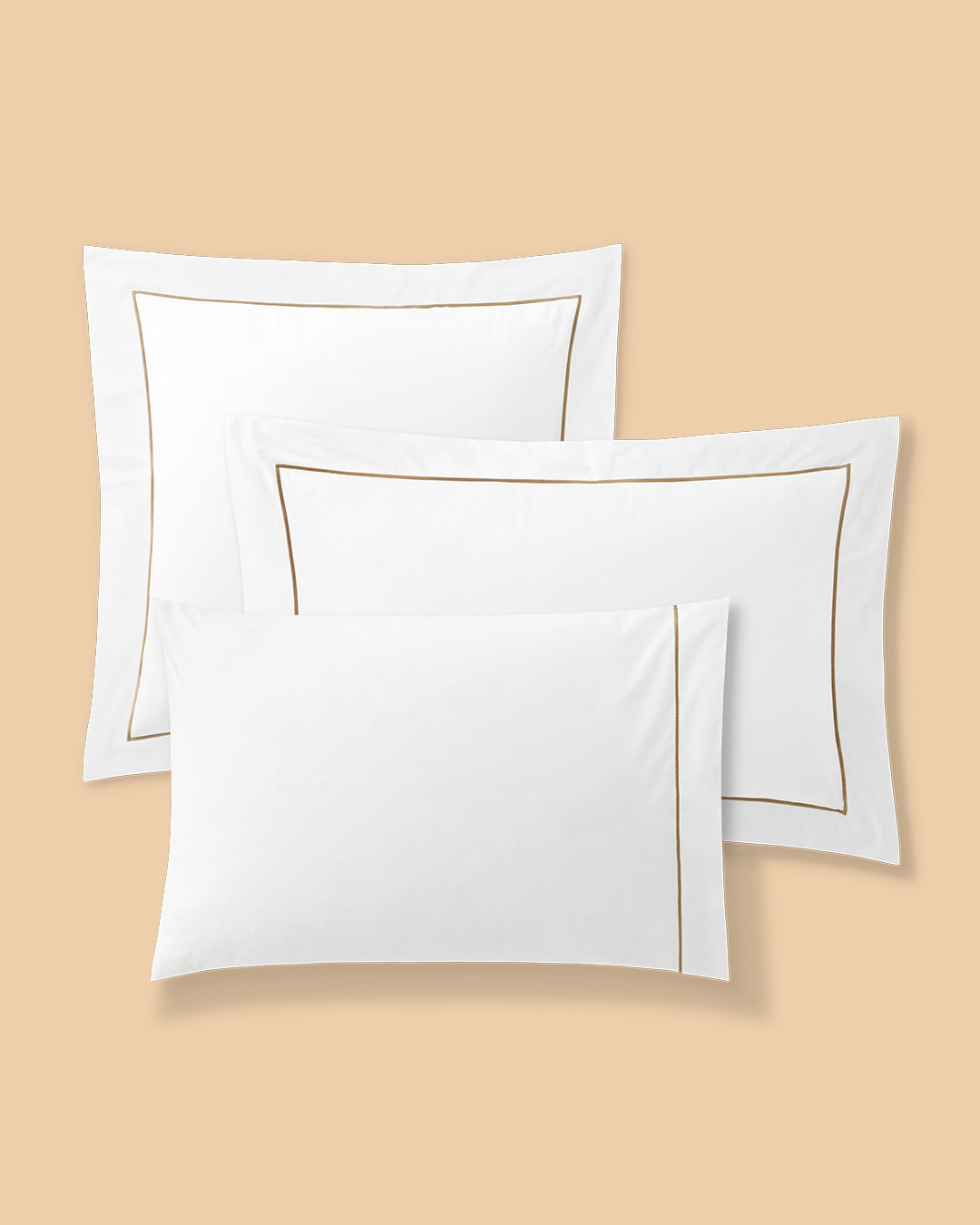 Amélia Cotton Pillowcase, 200-Thread-Count Percale