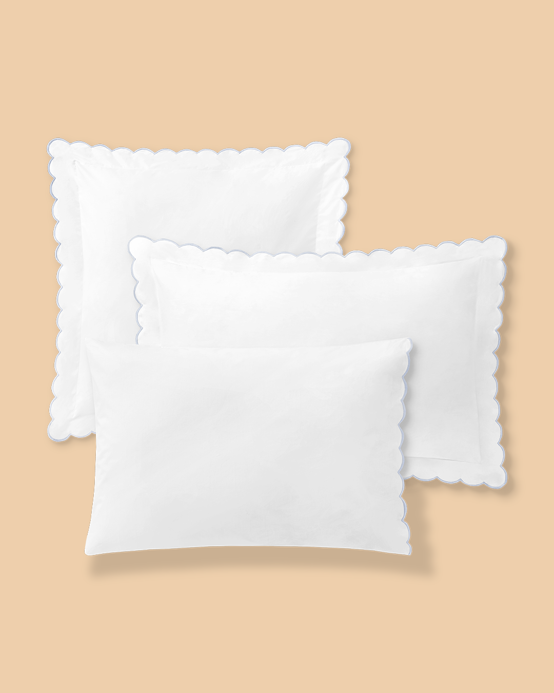Aurora Cotton Pillowcase, 200-Thread-Count Percale