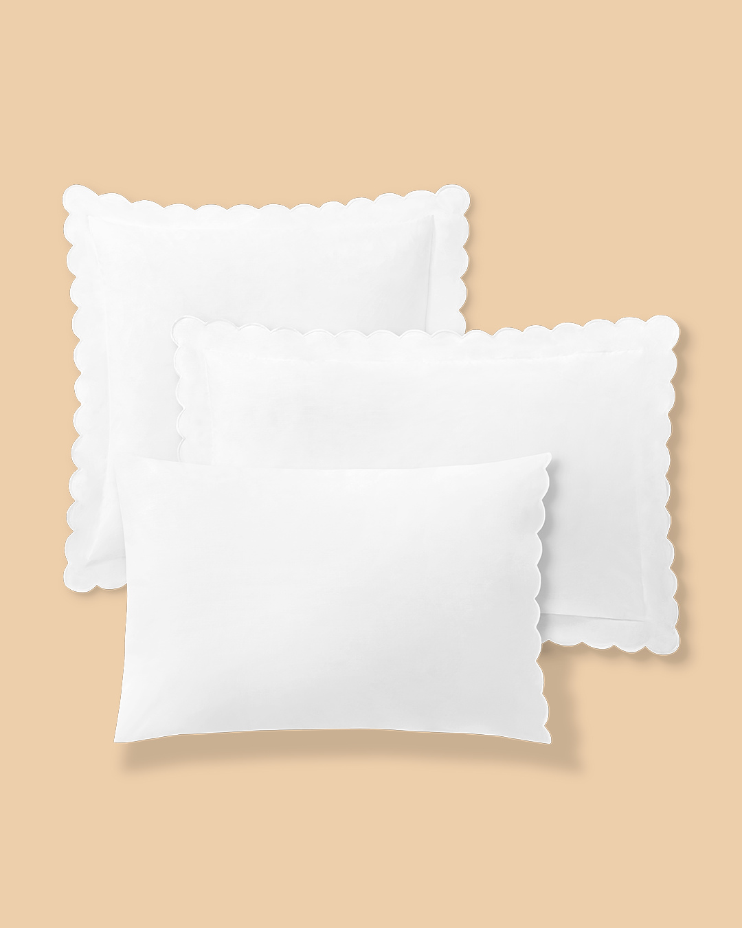 Aurora Cotton Pillowcase, 200-Thread-Count Percale