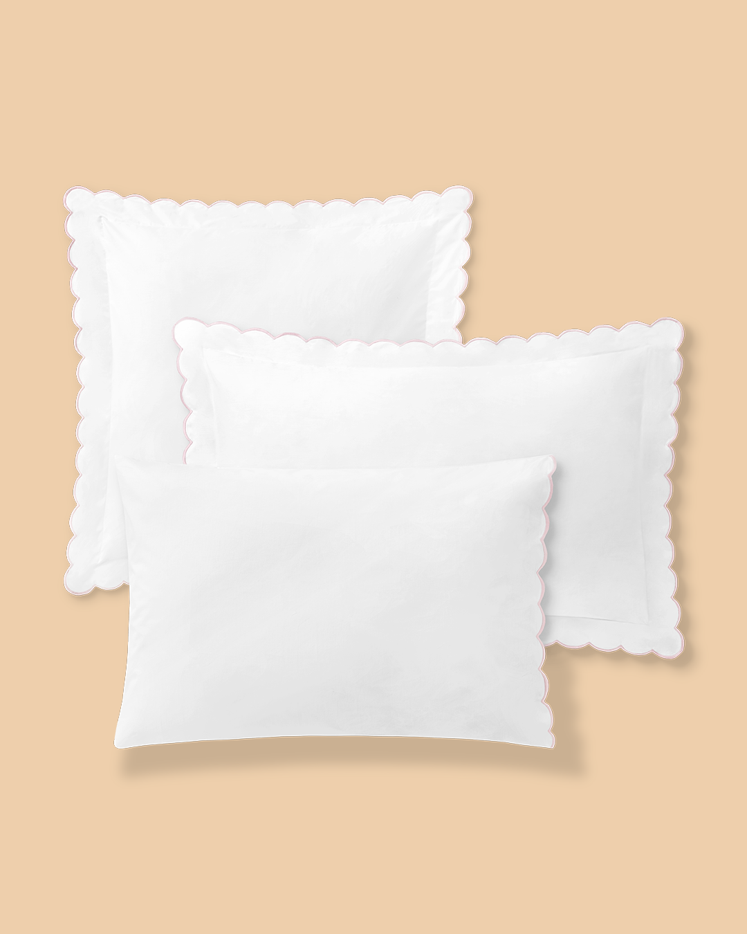 Aurora Cotton Pillowcase, 200-Thread-Count Percale