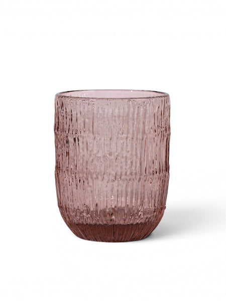 Textured Drinking Glass | Handcrafted | Set of 4