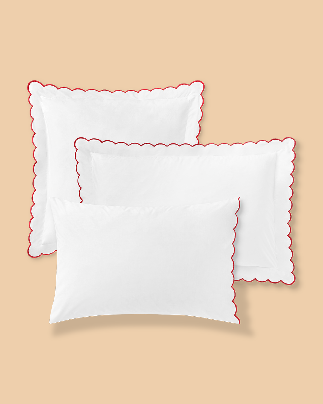 Aurora Cotton Pillowcase, 200-Thread-Count Percale