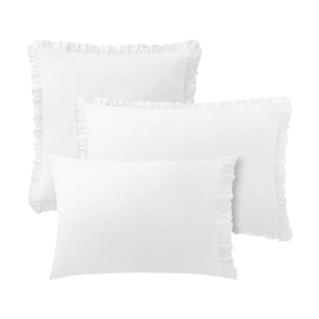 Bordal Cotton Pillowcase, 200-Thread-Count Percale