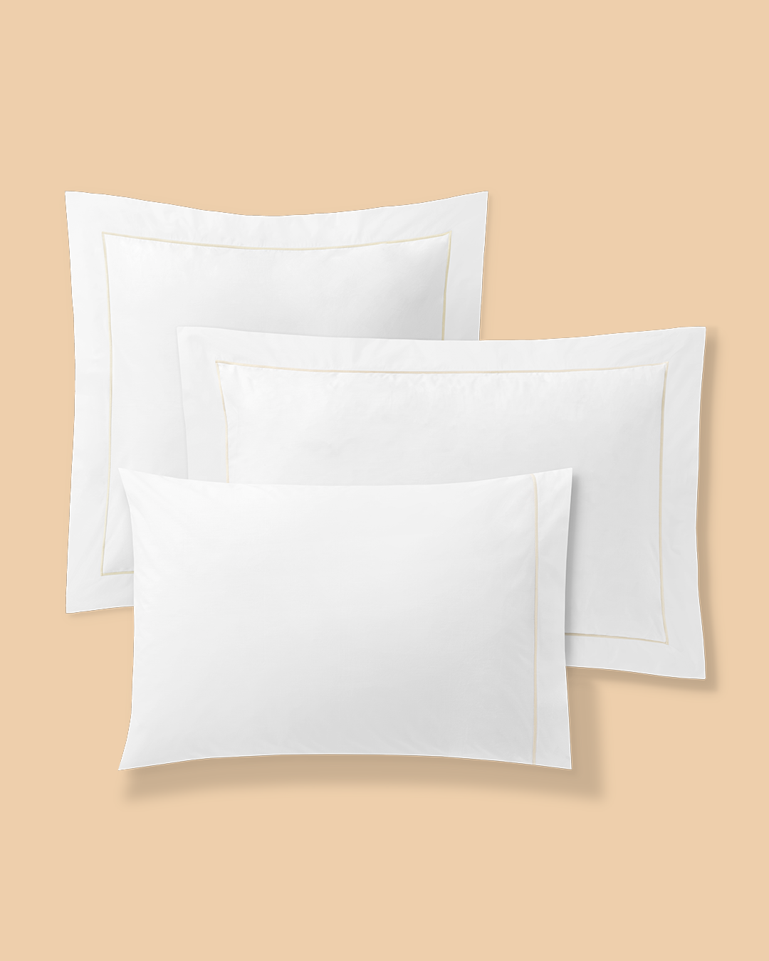 Amélia Cotton Pillowcase, 200-Thread-Count Percale