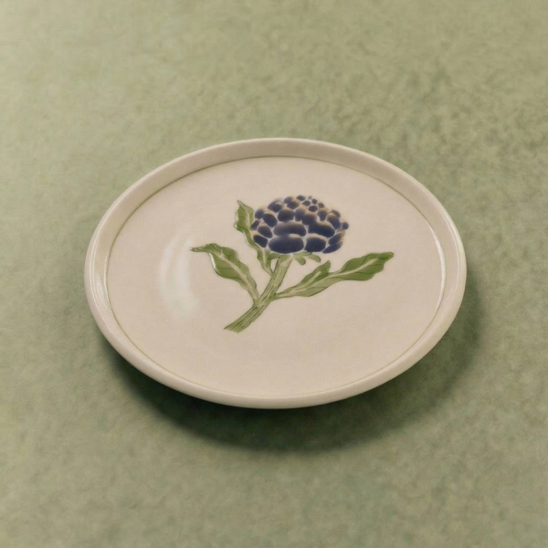 Artichoke Appetizer Plate with Lined Border