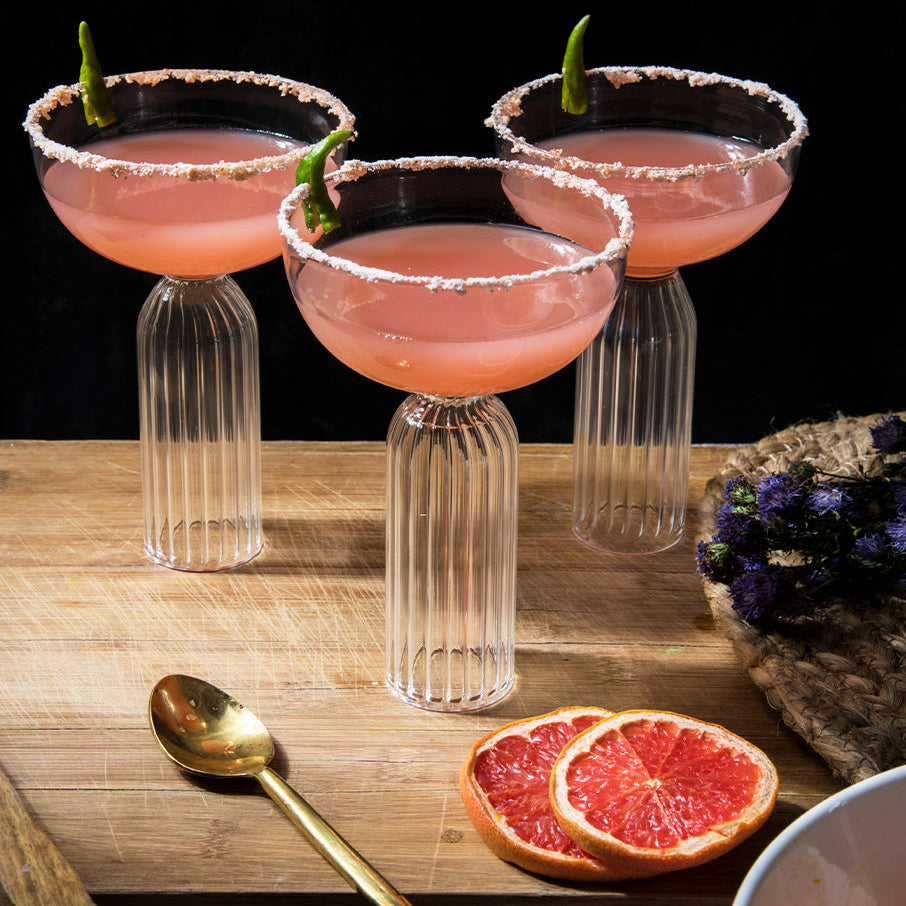 Cocktail Glass | Handcrafted Indian Glassware | 240ml (Set of 2)