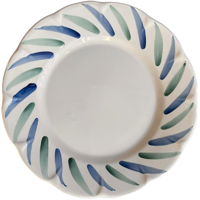 Berlingot Plate, Blue - 25cm