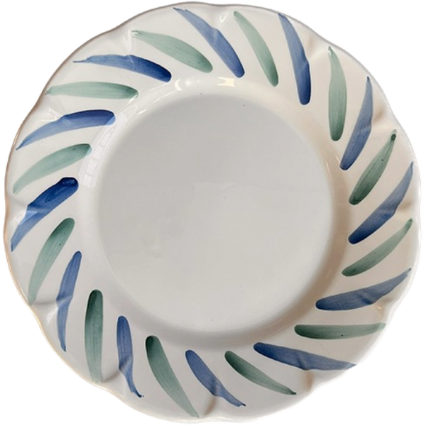 Berlingot Plate, Blue - 25cm
