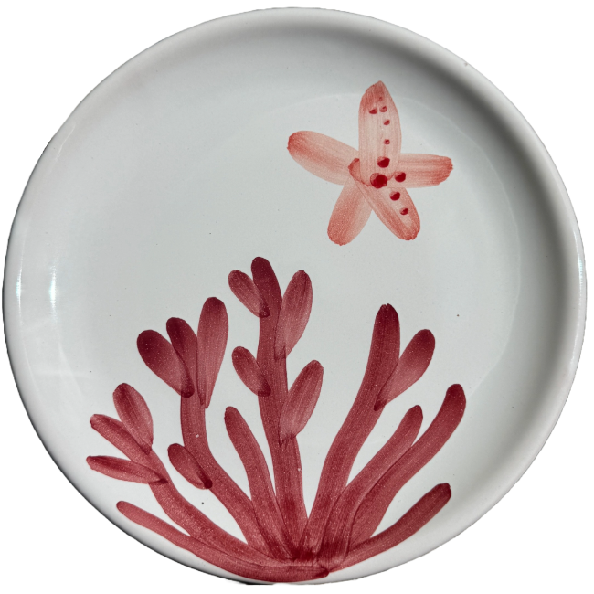 Corallo Plate 16 cm Bordeaux Coral
