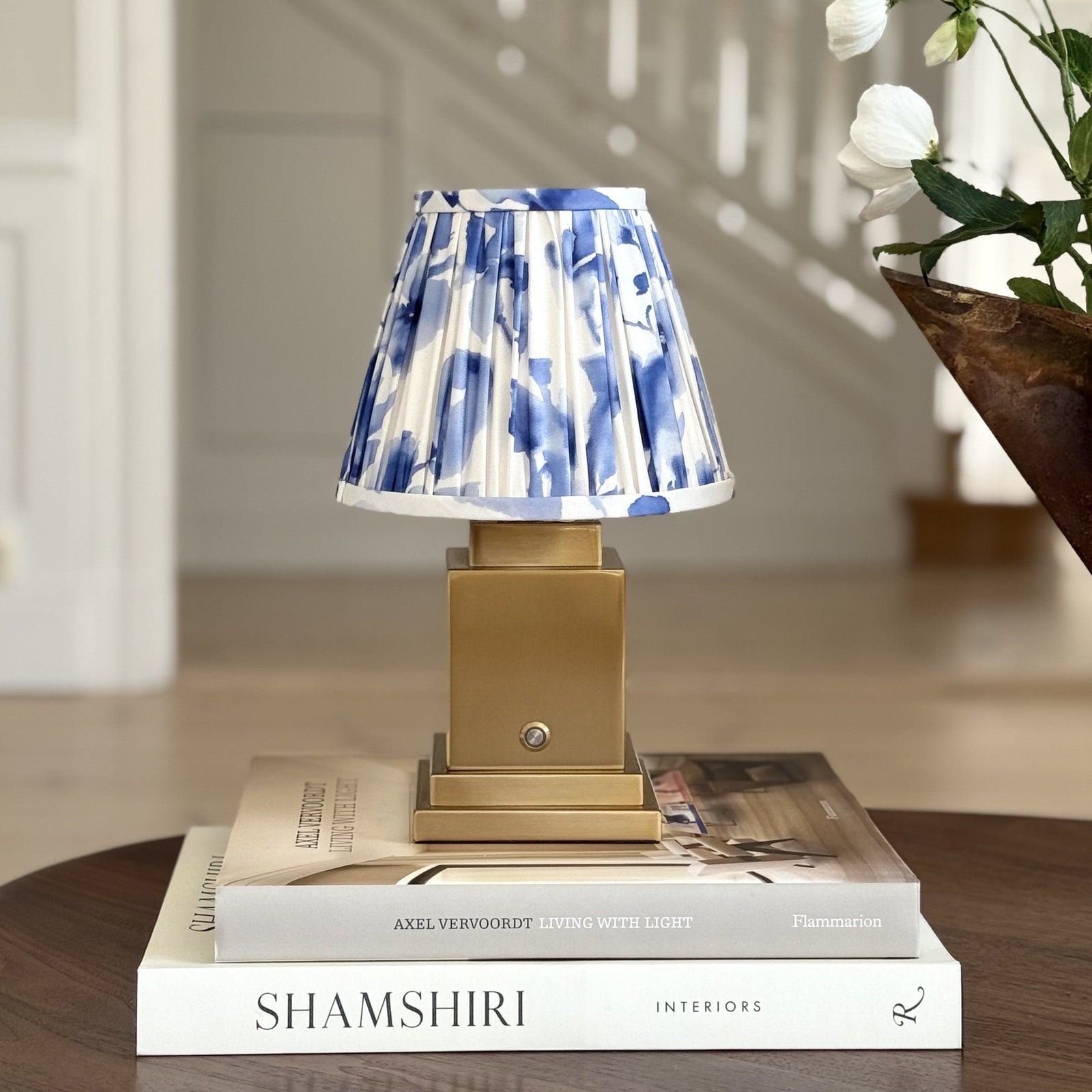 Athena Gold Rechargeable Table Lamp