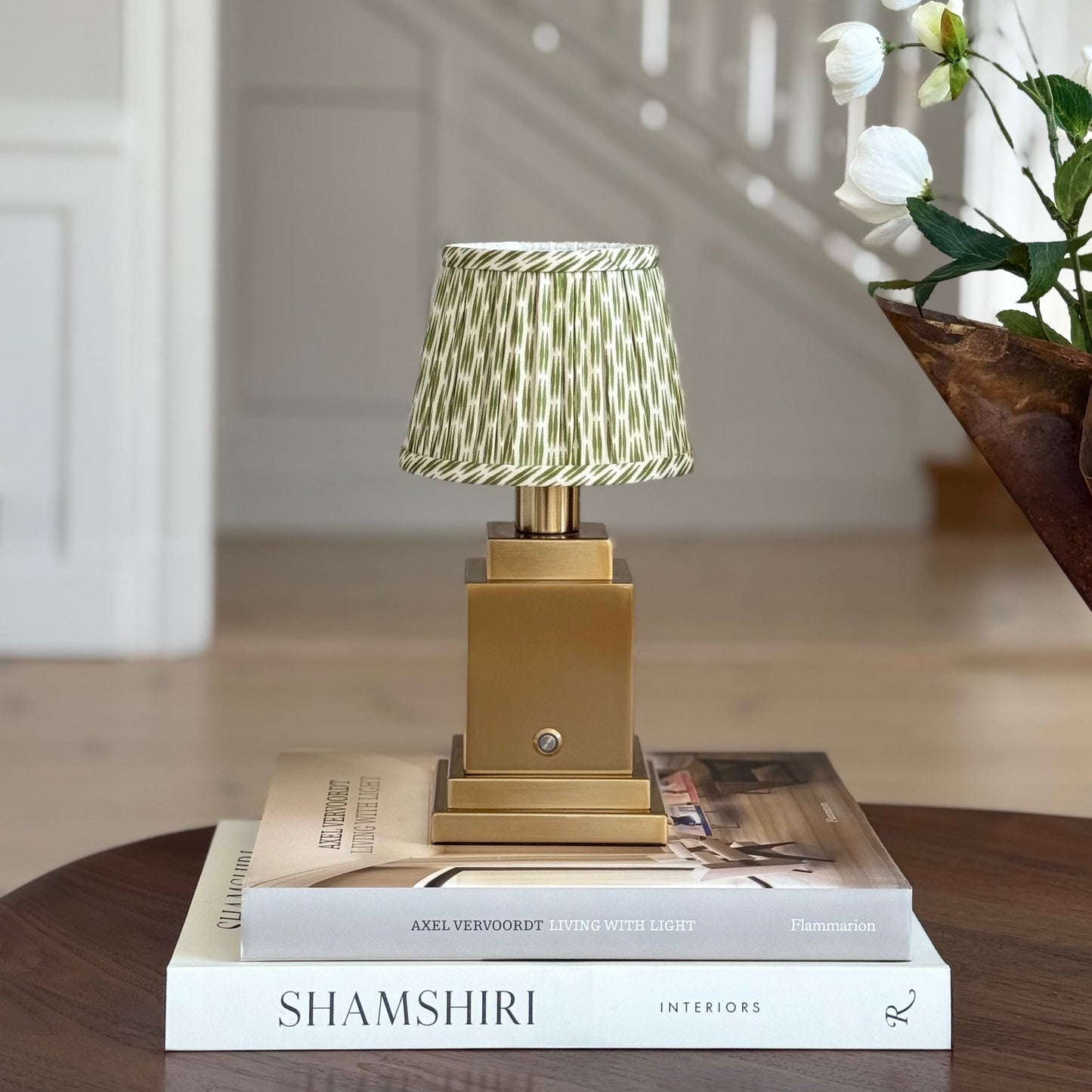 Athena Gold Rechargeable Table Lamp