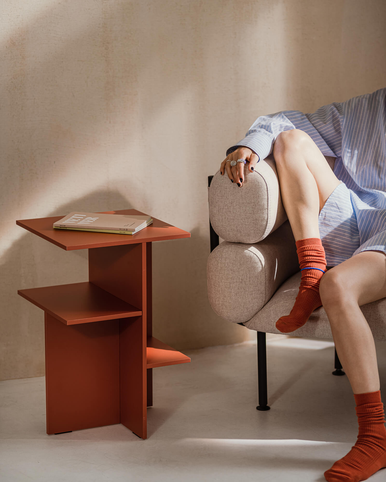 Atik Bedside Table-