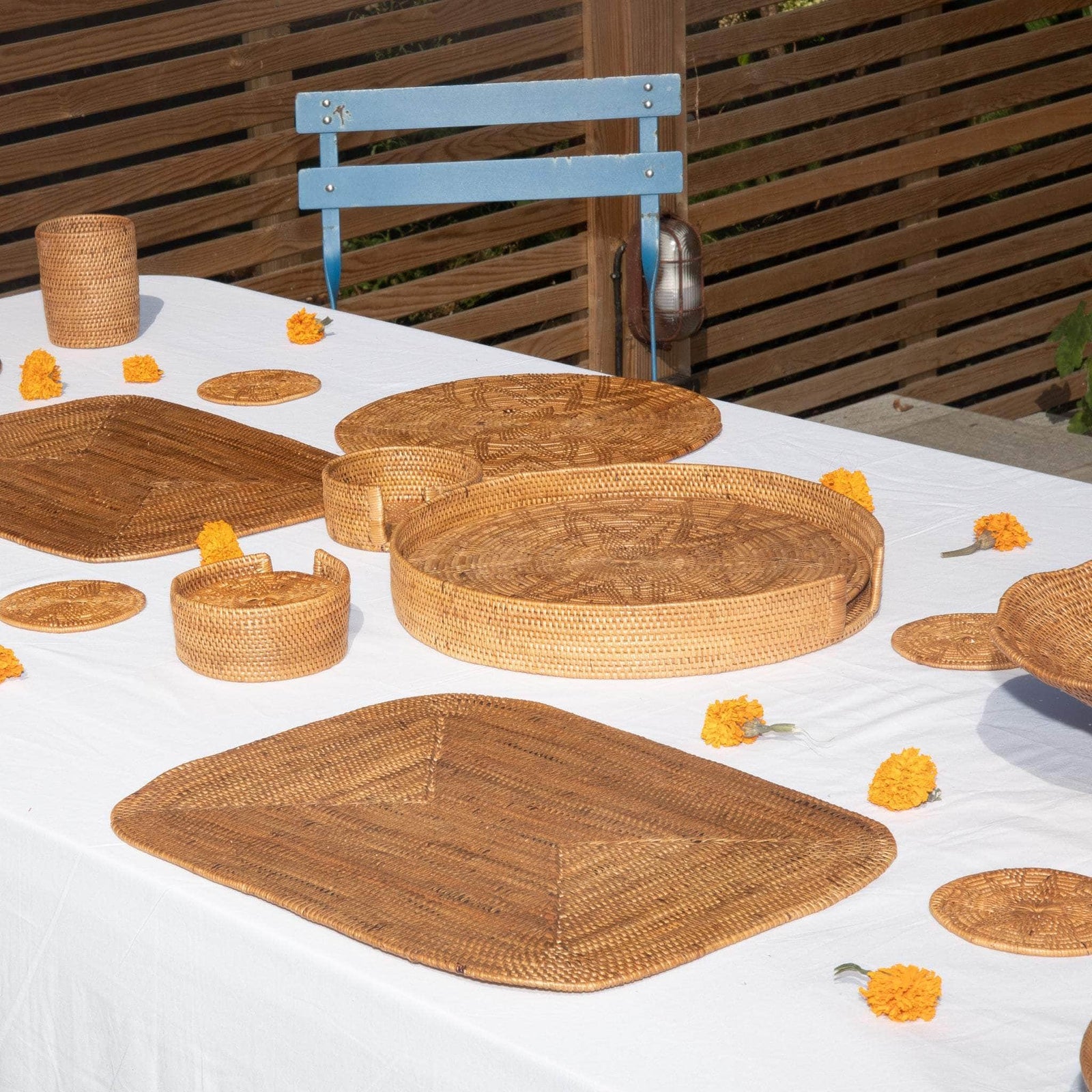 Forever Woven Rectangular Placemats | Set of 6