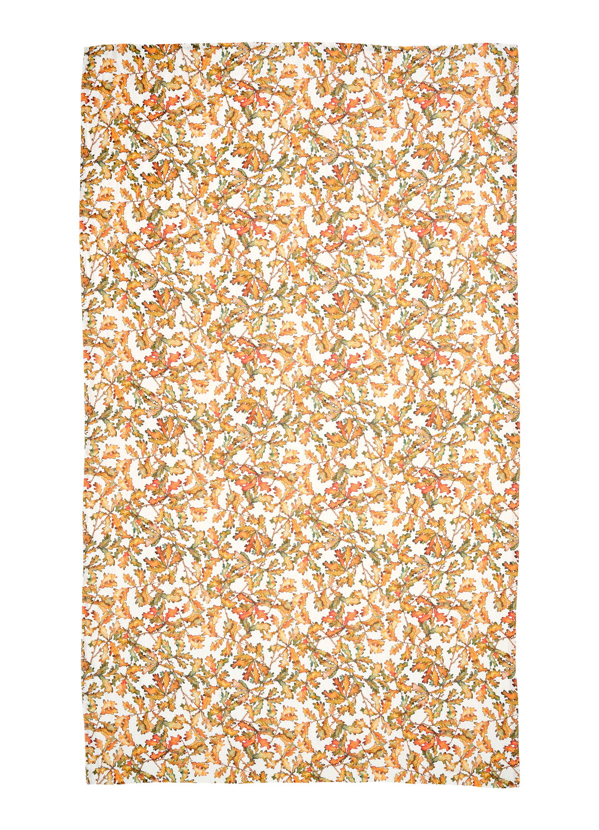 Autumn Leaves Oak Linen Table Cloth