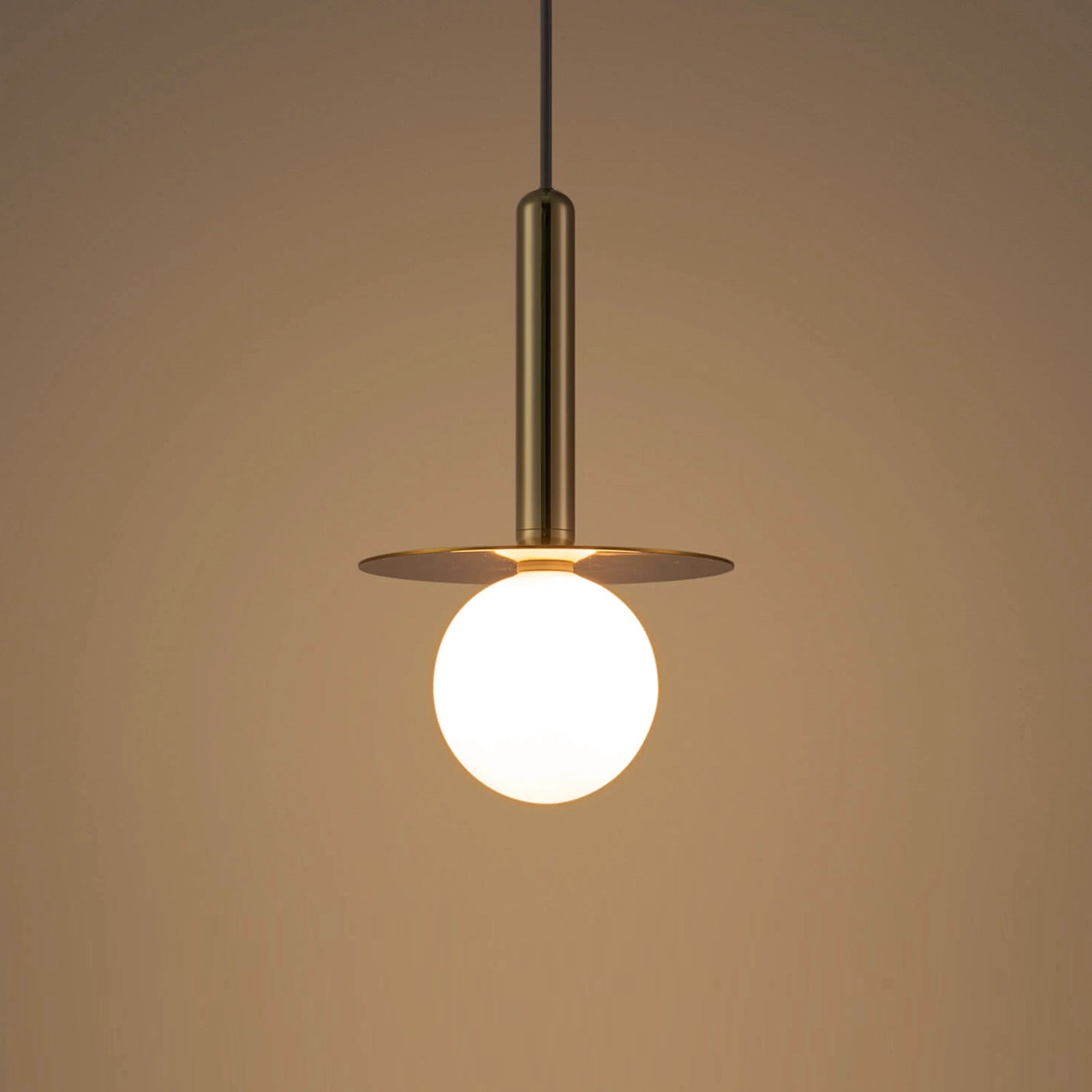 Brass Plate Pendant Ceiling Light
